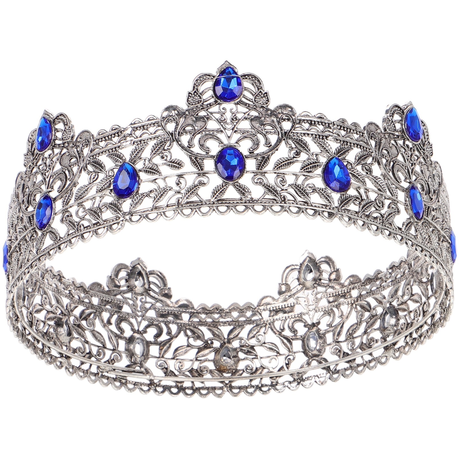 Prom King Crown Wedding Crown Baroque Crown Birthday Party Hats Royal Costume Crown Quinceanera Crown for Halloween Party