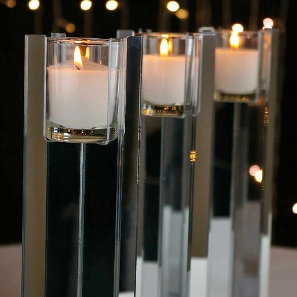 Prom Lights Large Mirrored Acrylic Votive Candle Holder Riser 12 inch