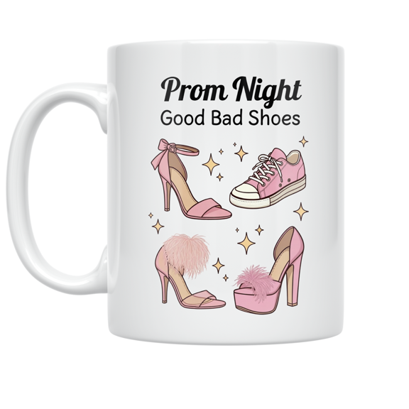 Prom Night Good Bad Shoes - Prom Enthusiast - 11 oz Ceramic Coffee Mug