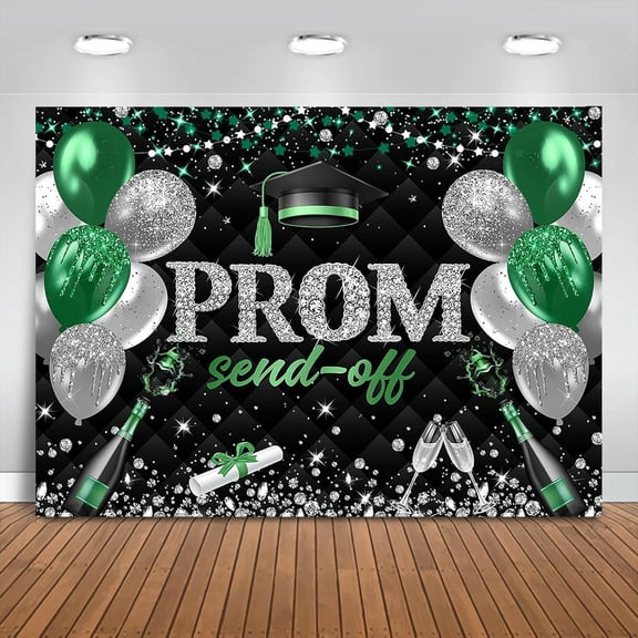 Prom Send Off 2026 Graduation Backdrop Class of 2026 Graduate Prom Background Congrats Grad Party Decorations Banner Photo Booth Props