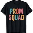 thumbnail image 1 of Prom Squad 2024 Vintage Prom Graduation Matching Group T-Shirt, 1 of 4
