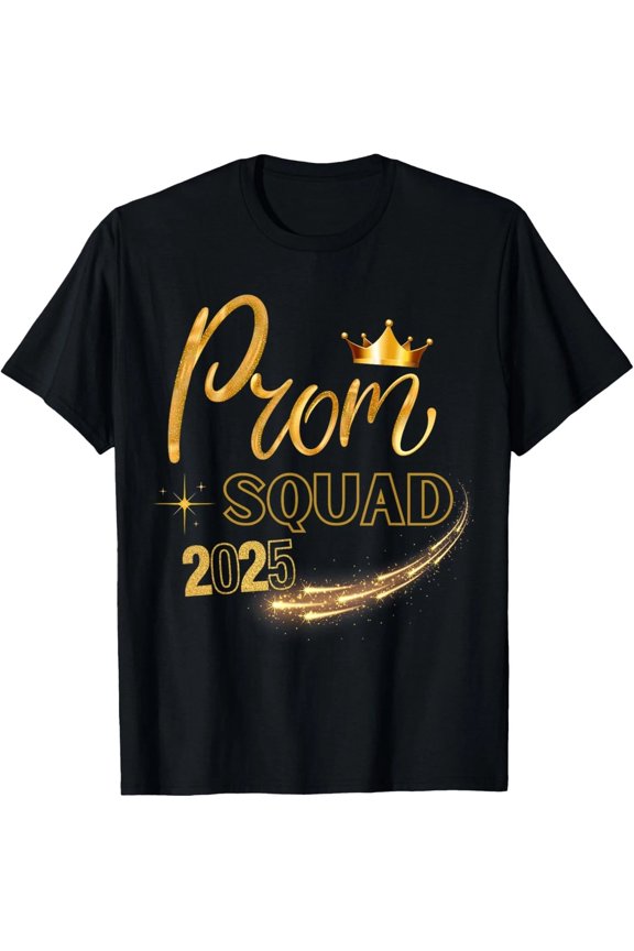 Prom Squad Graduation Class Of 2025 Party Matching Group T-Shirt