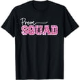 thumbnail image 1 of Prom Squad Prom Graduation Class of 2024 Leopard Matching T-Shirt, 1 of 4
