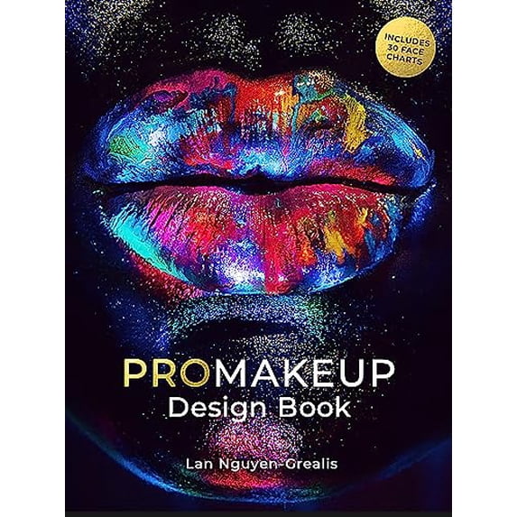 Pre-Owned Promakeup Design Book: Includes 30 Face Charts (Paperback) 178627549X 9781786275493