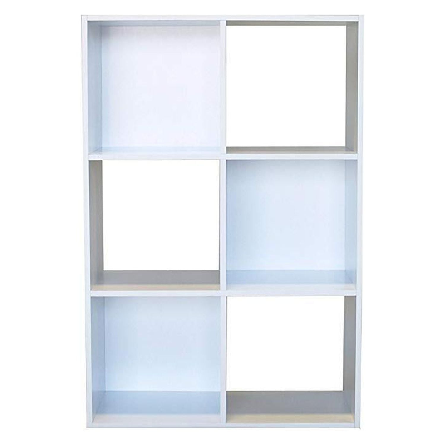 St16716 Colonial 6-cell Storage Cube, White Wood Grain Paper