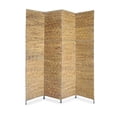 thumbnail image 1 of Proman Products Jakarta 4 Panels Folding Screen, 67" Tall, Natural, 1 of 7