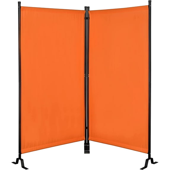 Proman Products FS17187 Galaxy II Indoor/Outdoor Room Divider (2-Panels, 36" w / panel), Water Repellent Fabric, Metal Frame, 74.25" W x 12" D x 71" H, Gray