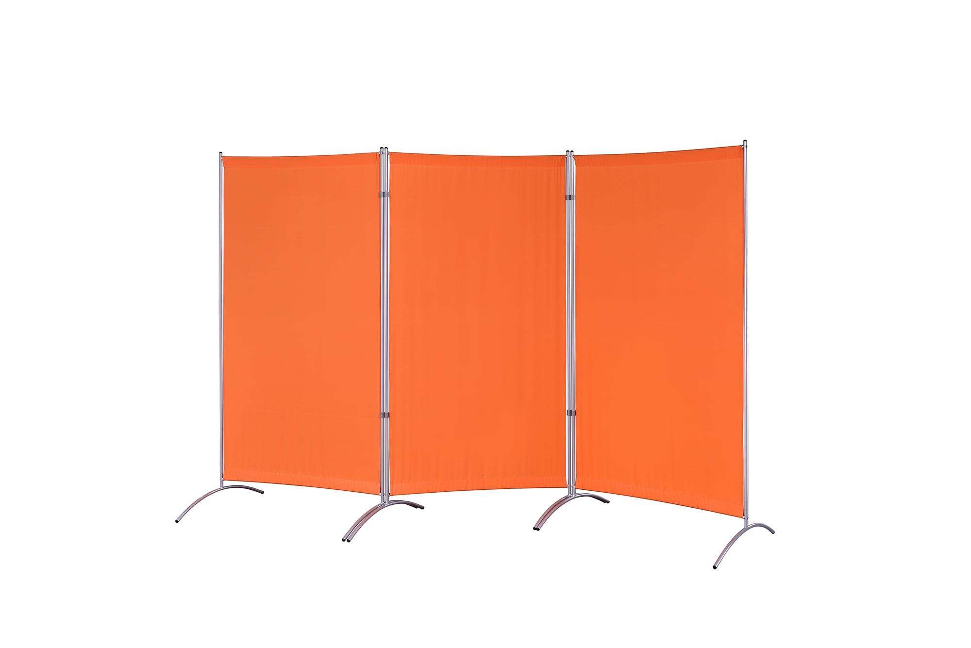 Proman Products Galaxy Indoor 3 Panel Room Divider, 71" Tall, Orange