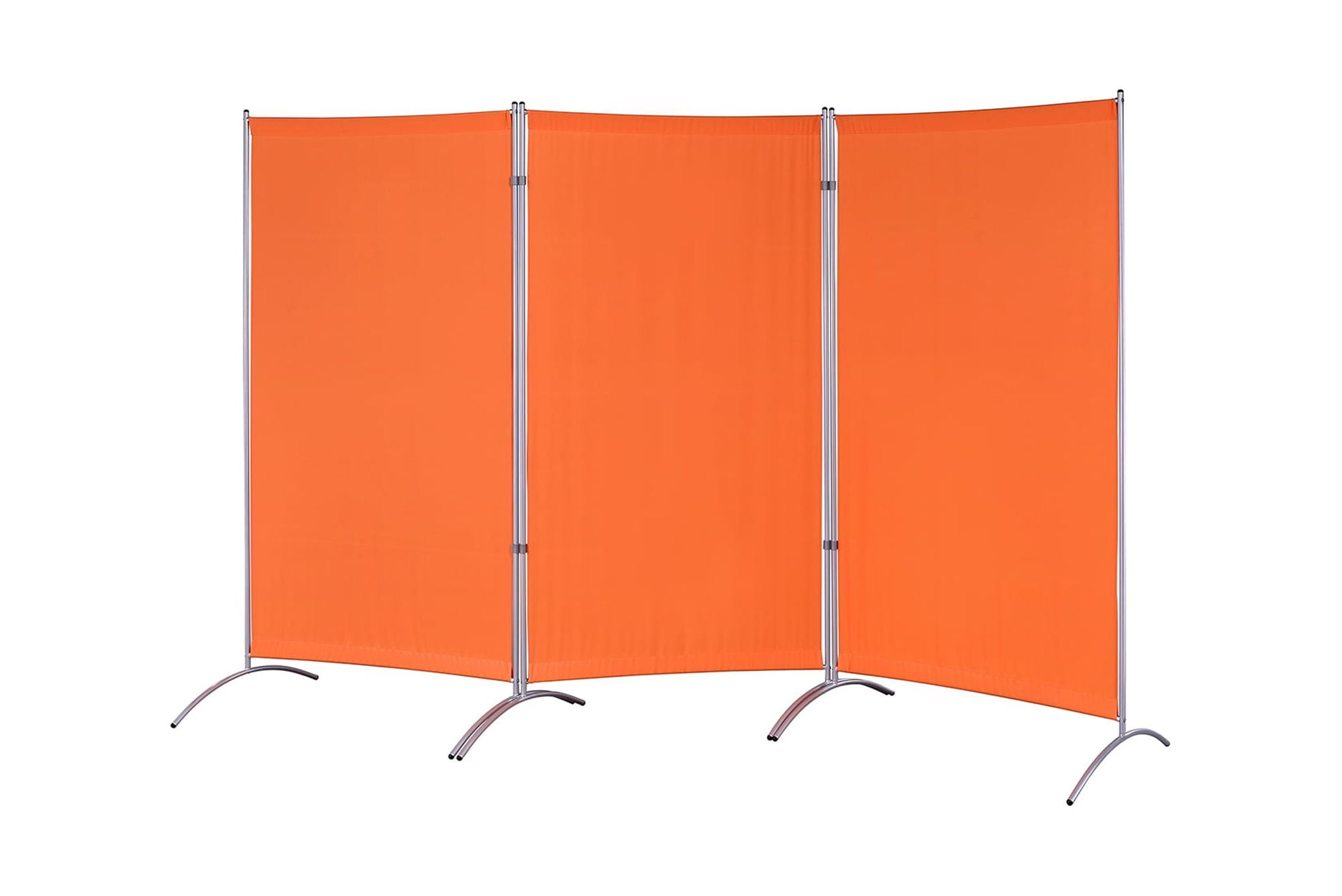 Proman Products Galaxy Indoor 3 Panel Room Divider, 71" Tall, Orange