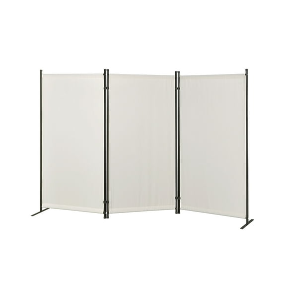 Proman Products Galaxy Indoor and Outdoor 3 Panel Room Divider, 71" Tall, Beige