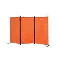 thumbnail image 1 of Proman Products Galaxy Indoor and Outdoor 3 Panel Room Divider, 71" Tall, Orange, 1 of 2