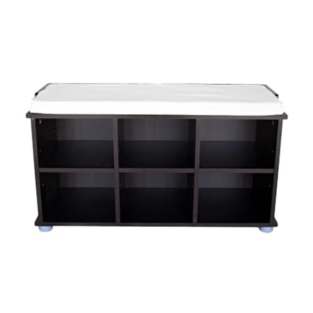 Proman Products Kendal Shoe Bench With Storage Compartments - Beige