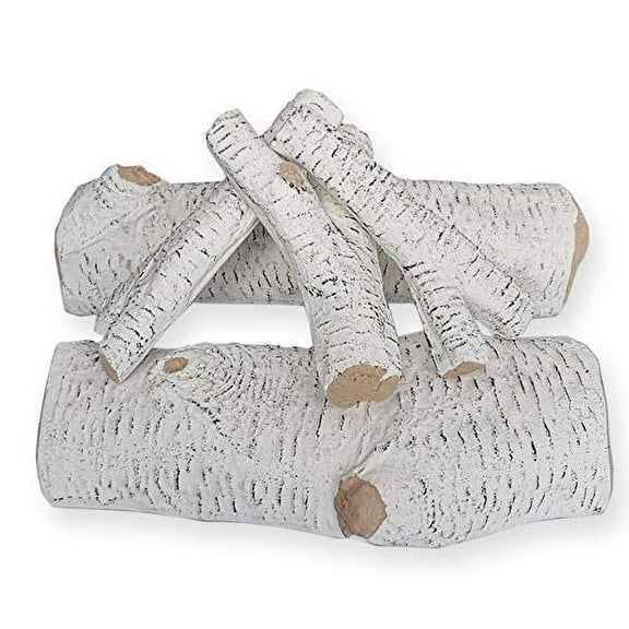 Proman Products Modern Durable Alpine Artificial Fire Logs - 5 pieces, 16"Long x 9"Short