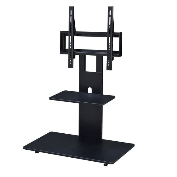 Proman Products The Panamera TV Stand - Adjustable Mount - Black