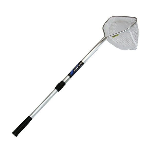 Promar Aluminum Handle Telescopic 23"-30" Baitwell Net. Hoop 8"x 9.5". Nylon Netting.