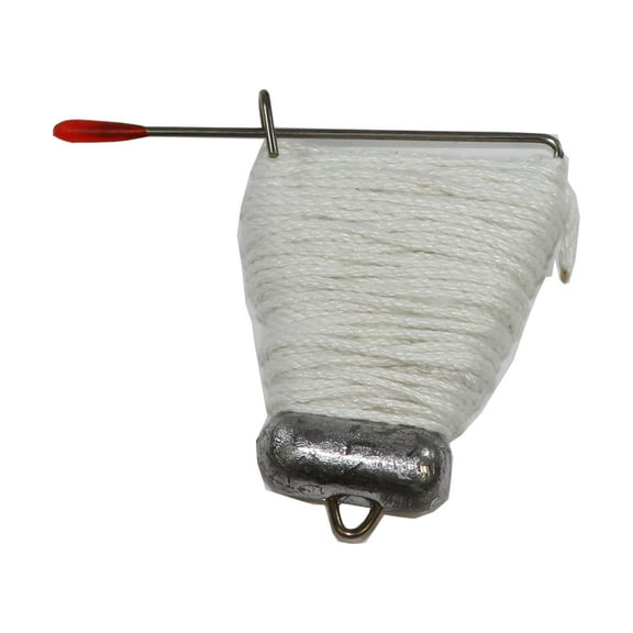 Promar Crab Throw Line 28ft Cotton Cord with Lead Weight for Easy Casting Shore Crabbing, 1.5 oz