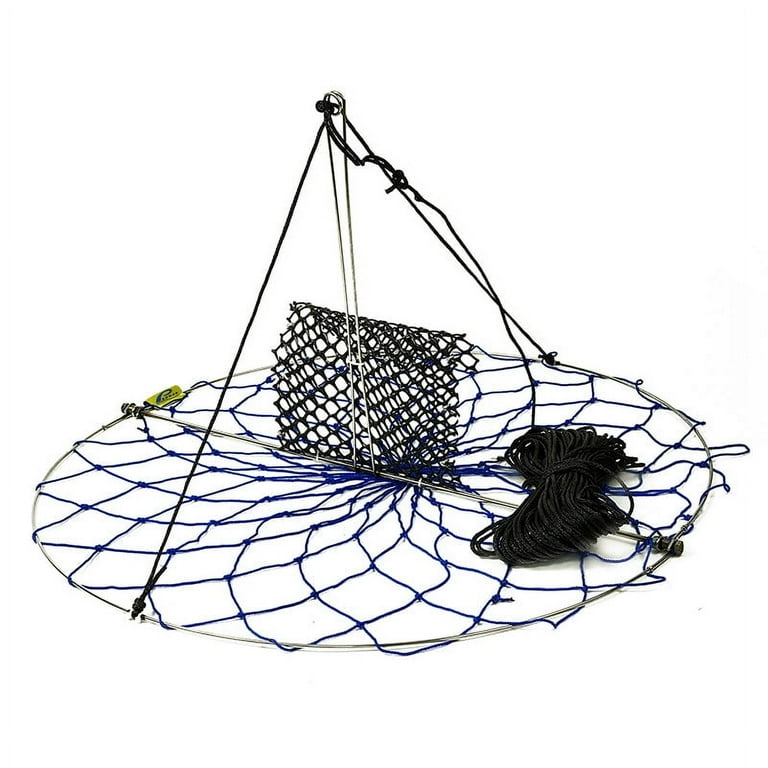 crab traps for fishing pole AirFly 6-Loop 5oz Snare Poles: Perfect for Catching Dungeness, Rock, and Blue Crabs, Made in The USA fun alternative to catch all types of crab using a fishing pole Danielson CH1 Crab Trap Crabjaw