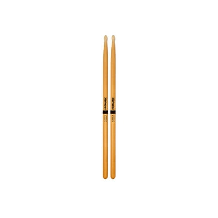 Promark Active Grip Clear Classic 5A Hickory Wood Tip Drumsticks