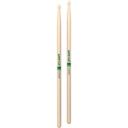 ProMark - TXR5AW - Classic Forward 5A Raw Hickory Drumstick, Oval Wood Tip