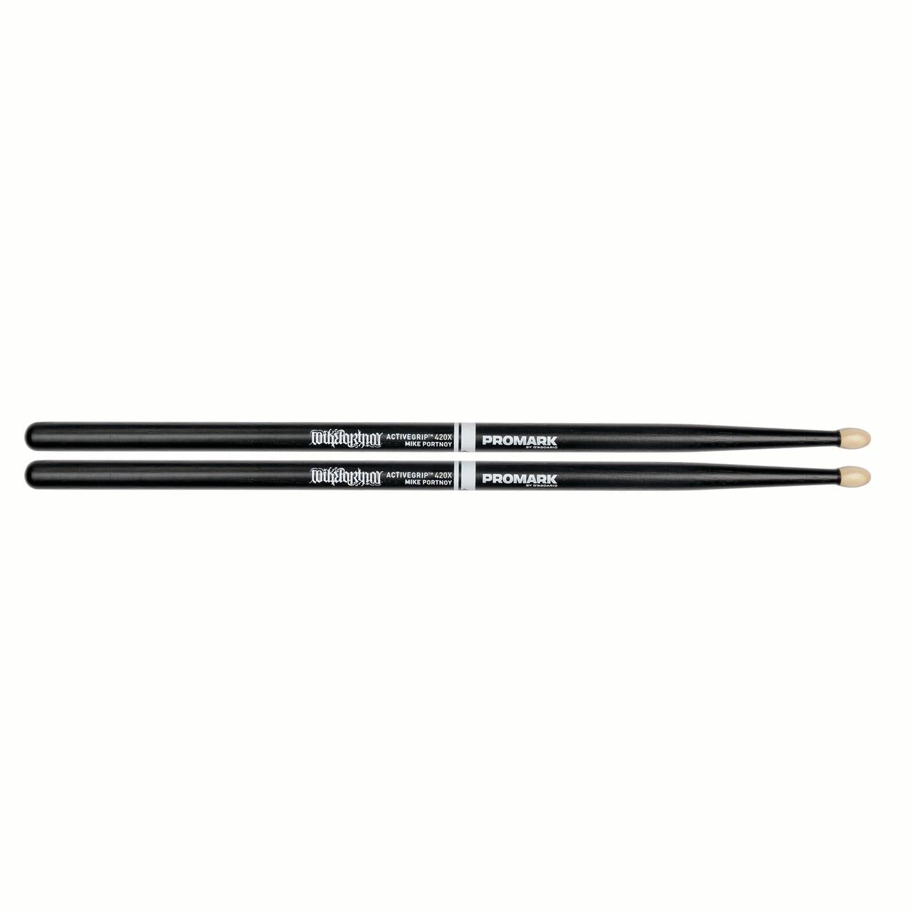 Promark Mike Portnoy ActiveGrip 420X Hickory Oval Wood Tip