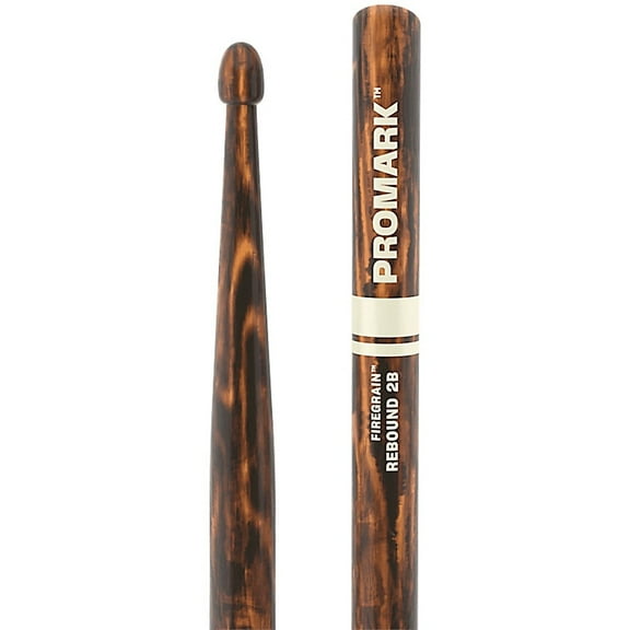Promark Rebound FireGrain Acorn Tip Drum Sticks 2B