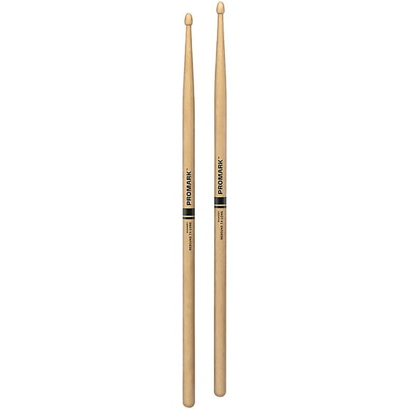 ProMark Rebound 7A Long Hickory Drumsticks, Acorn Wood Tip