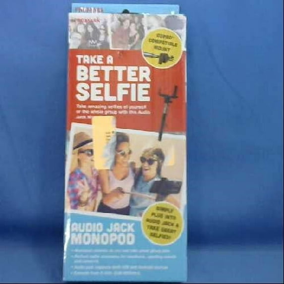 Promark Trademark Smartphone Selfie Stick Audio Jack Monopod