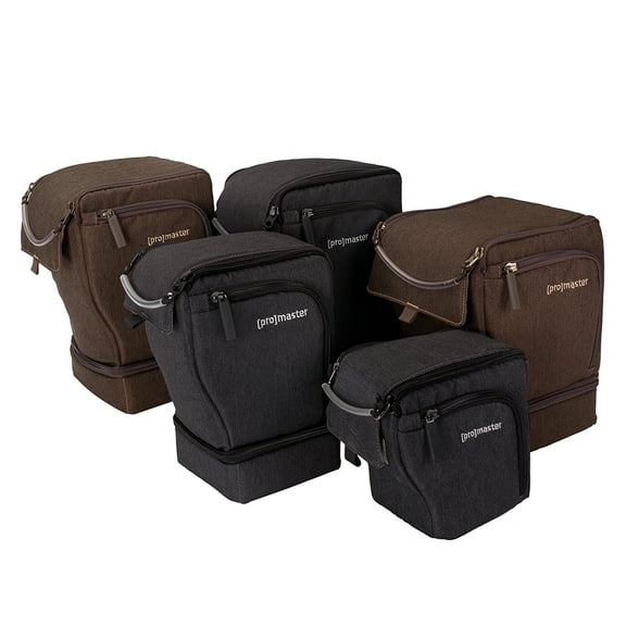 Promaster Cityscape Carrying Case (Sling) Accessories, Camera, Camera Lens, Memory Card, Charcoal Gray