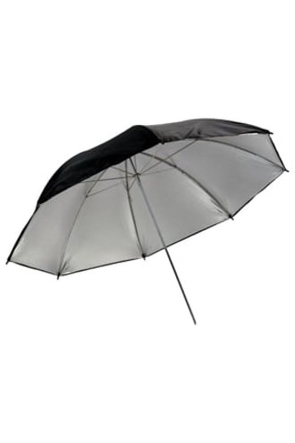 PP UMBRELLA-BLACK/SILVER-60"