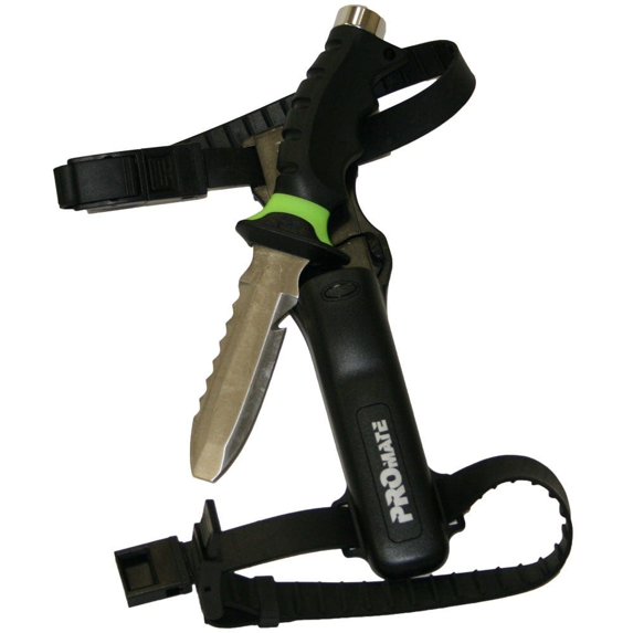 Promate Barracuda Blunt Tip Scuba Diving Knife (4 1/2" Blade) - KF520