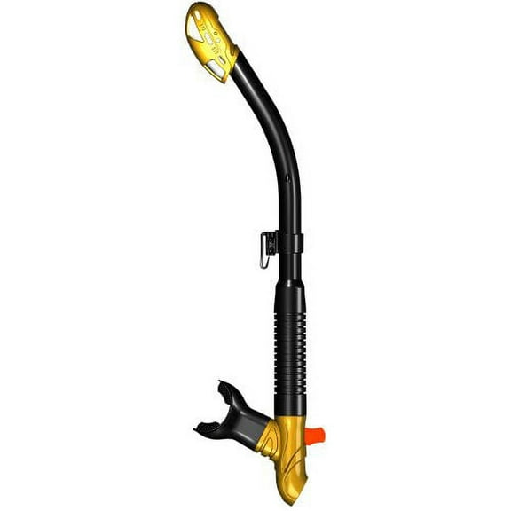 Promate Dry Snorkel with Housing Whistle, Golden Black