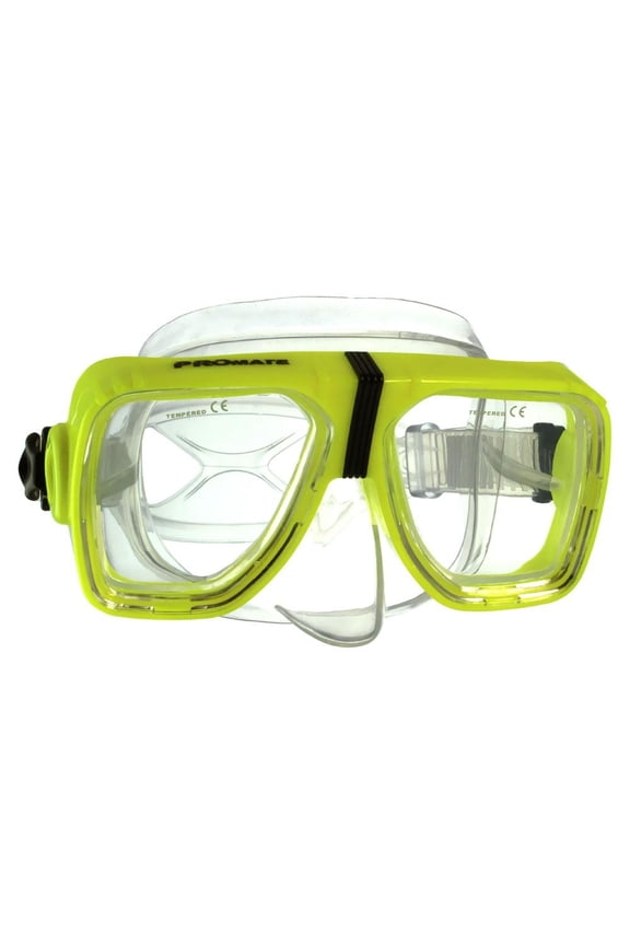 Scope Prescription Dive Mask for Scuba Diving and Snorkeling, Yellow-1.5