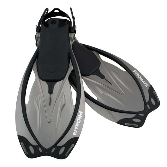 Promate Wave snorkel fins, Titanium,MLXL