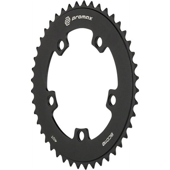 Promax 5-Bolt Chainring - 45t, 110 BCD, Black