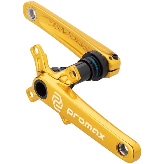 Promax CF-2 Crankset - 165mm, 24mm Spindle, 2-Piece, 68mm English BB Included, Gold