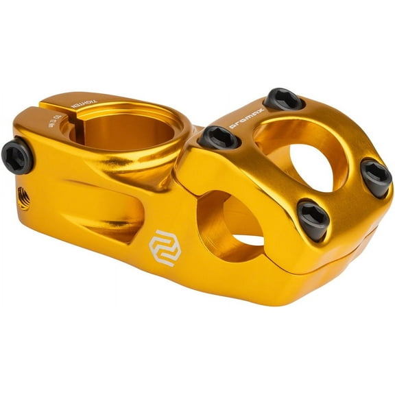 Promax Impact BMX Stem - 53mm, Top Load, Gold