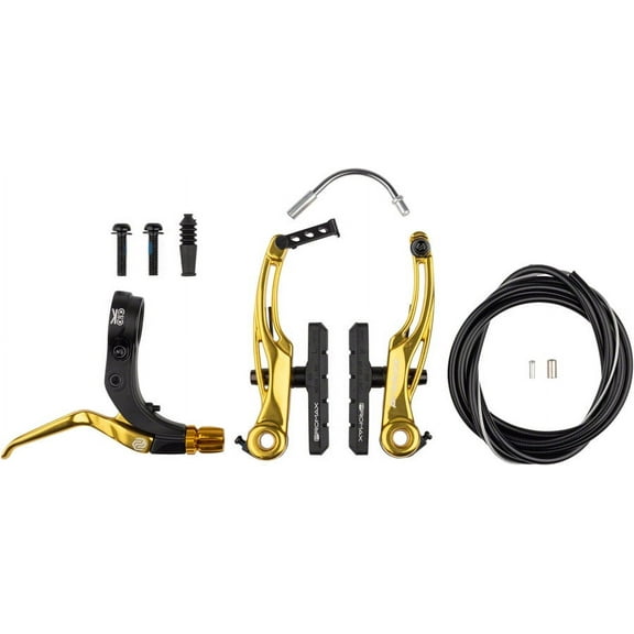 Promax P-1/Click V-Point Linear Pull Brake Kit - 108mm, Gold