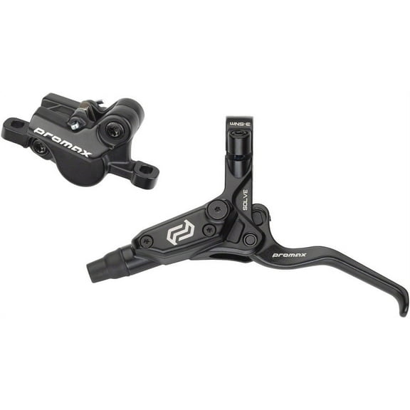 Promax Solve DSK-923 Disc Brake and Lever Set - Front 2-Piston Hydraulic Post