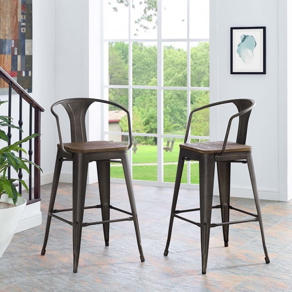 Promenade Bar Stool Set of 2-EEI-3954
