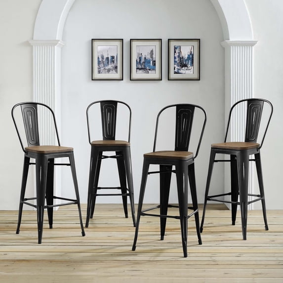 Promenade Bar Stool Set of 4-EEI-3897