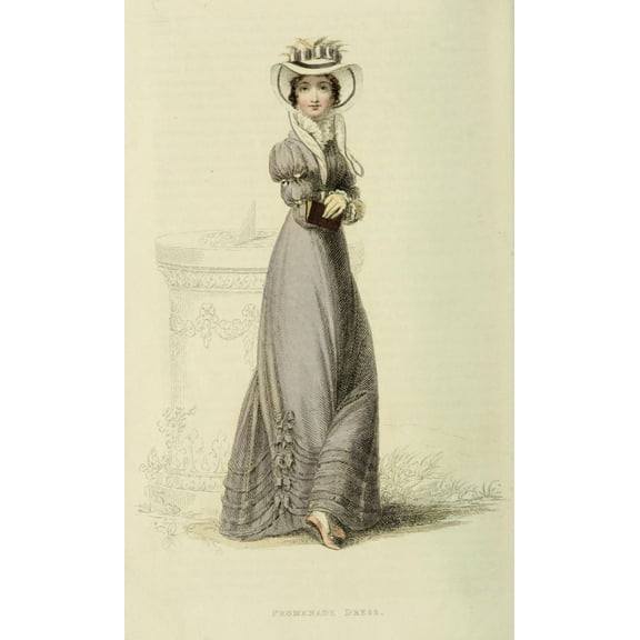 Promenade Dress 2 Canvas Art - Unknown (18 x 24)