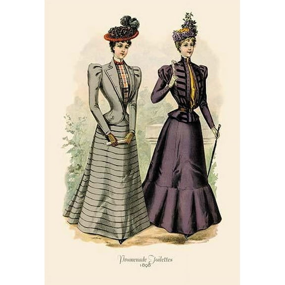 Promenade Toilettes-Fine Art Canvas Print (20" x 30")