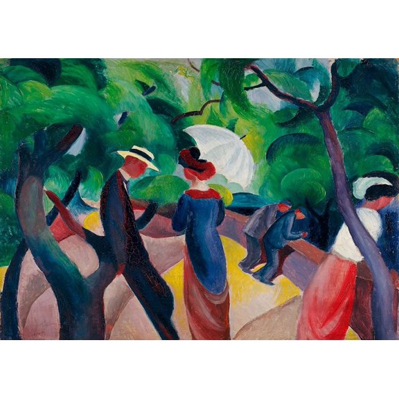 Promenade by August Macke (36 x 24)