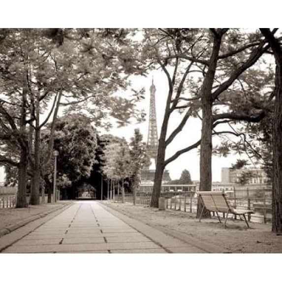 Promenade et Tour Eiffel Poster Print by Alan Blaustein (24 x 30)
