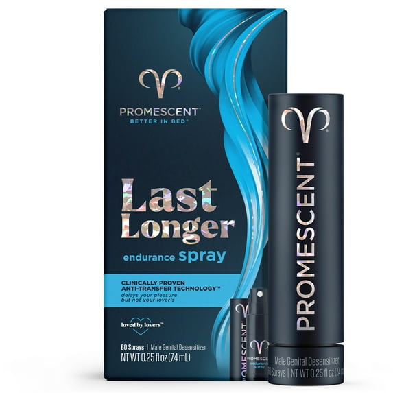 Promescent Delay Spray for Men - Male Desensitizing, Lidocaine for Climax Control to Last Longer and Increase Duration, 7.4 ml
