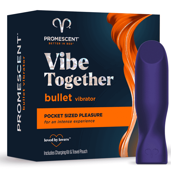 Promescent Vibrator Bullet with 27 Modes, Compact Vibrator Wand, Discreet Women's Adult Toy
