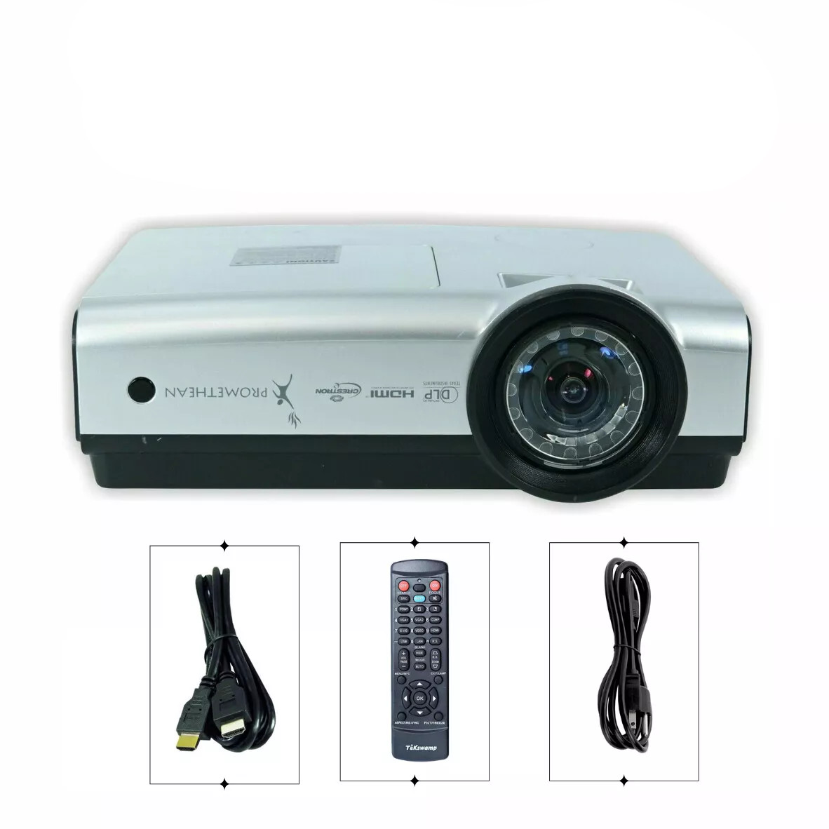 Pre-Owned Promethean PRM-35 DLP Projector Short Throw LAN USB HD HDMI 1080i w/Remote