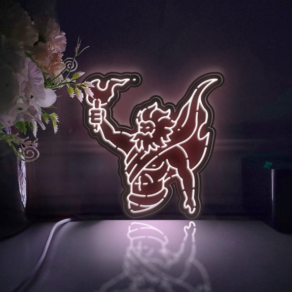 Prometheus Led Light Box, Dimmable Neon-Like Light Signs USB Power for Wall Decor Bedroom Decoration, Static Light (WxH) 11"x12"