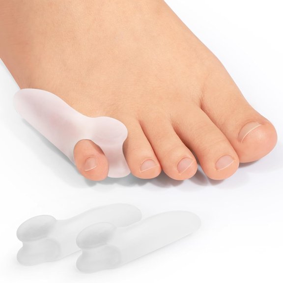 Promifun Bunion Cushion Protector Bunion Corrector Calluses Corns Toe Separator for Pinky Toe Pain Relief 14 Pack,Clear