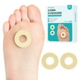 thumbnail image 1 of Promifun Callus Cushions for Bottom of Foot - Round Foam Padding with Water-Resistant Self-Stick Adhesive -Corn Cushions for Toes and Feet, Reduce Pain, Pressure Friction from Shoes (Beige, 64 Count), 1 of 8